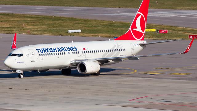 TC-JVJ:Boeing 737-800:Turkish Airlines